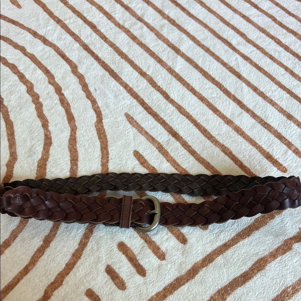 American Eagle Outfitters Dark Brown Leather Belt